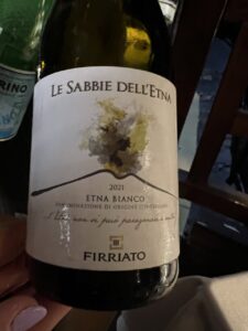 Sicilian Cuisine wine