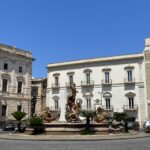Dianabrunnen auf der Piazza Archimede in Syrakus