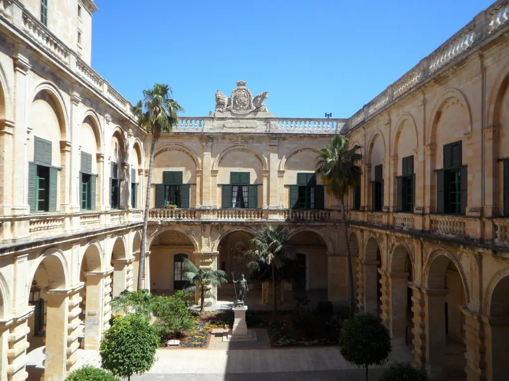 Gebäude des Großmeisterpalasts in Valletta, Malta