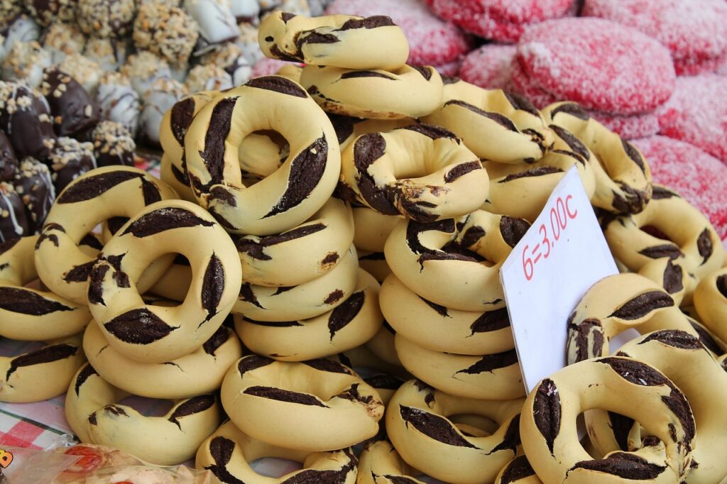 Maltese honey rings, a traditional sweet from Malta