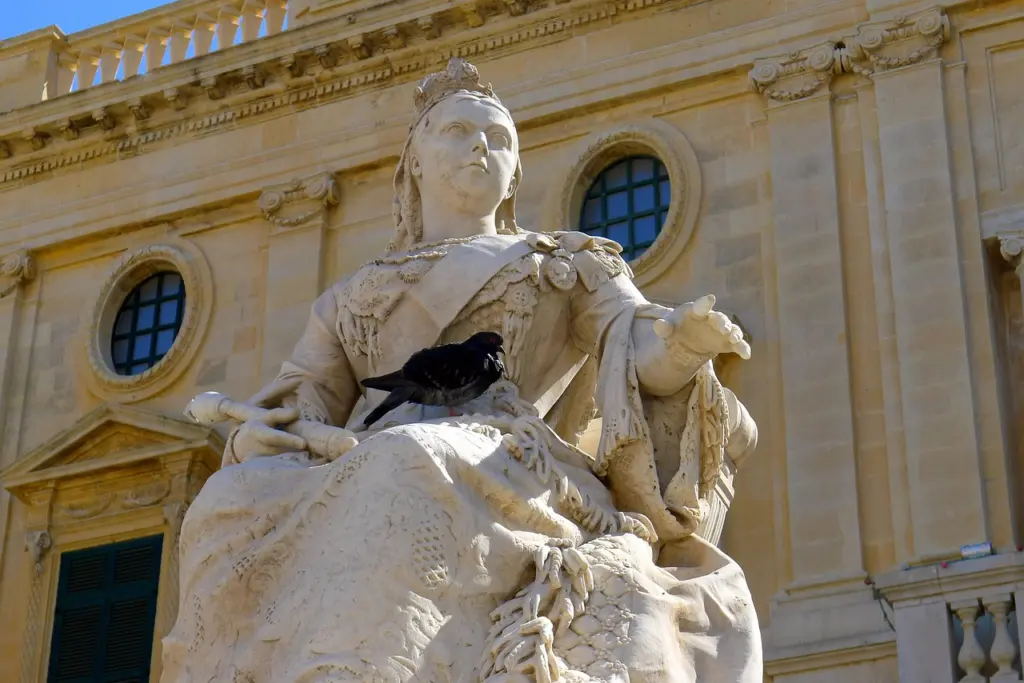 Denkmal der Königin Victoria in Victoria auf Gozo, Malta