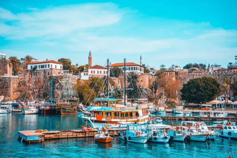 Old harbour of Antalya, Turkish Riviera